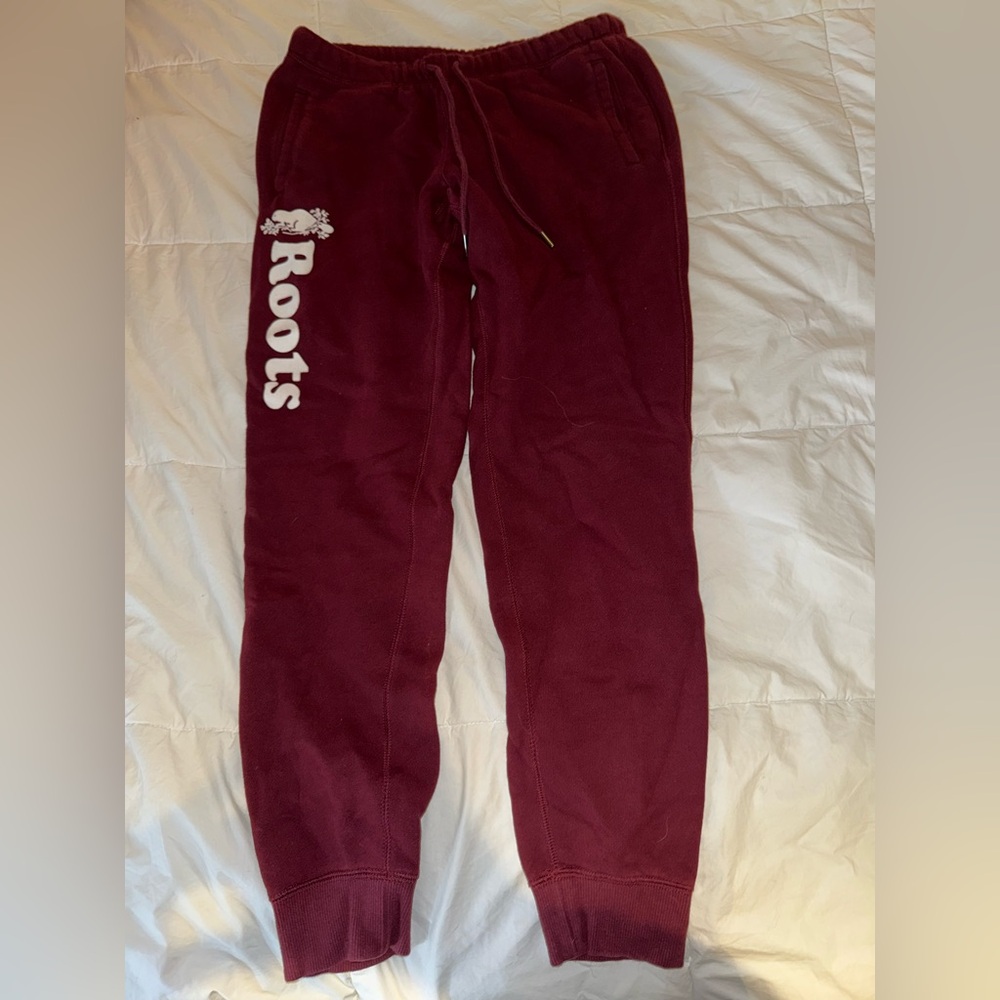 Roots Women’s Burgundy Sweatpants
